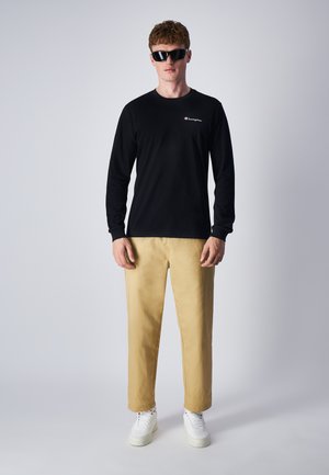 Champion CLASSIC CREWNECK SAMLL LOGO AMERICA - Camiseta de manga larga - black