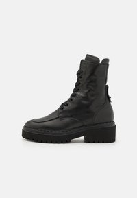 Nubikk FAE BOBBI - Gležnjarji s platformo - black