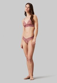 Calvin Klein Underwear BRAZILIAN SENSUAL STRETCH LACE - Stringid - vintage pink
