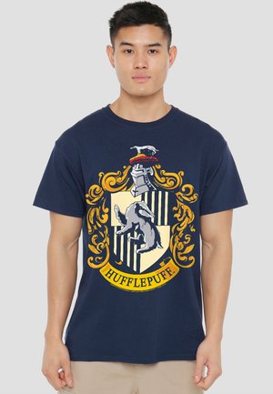 Cotton Soul, HARRY POTTER HUFFLEPUFF CREST - Print T-shirt - dark blue
