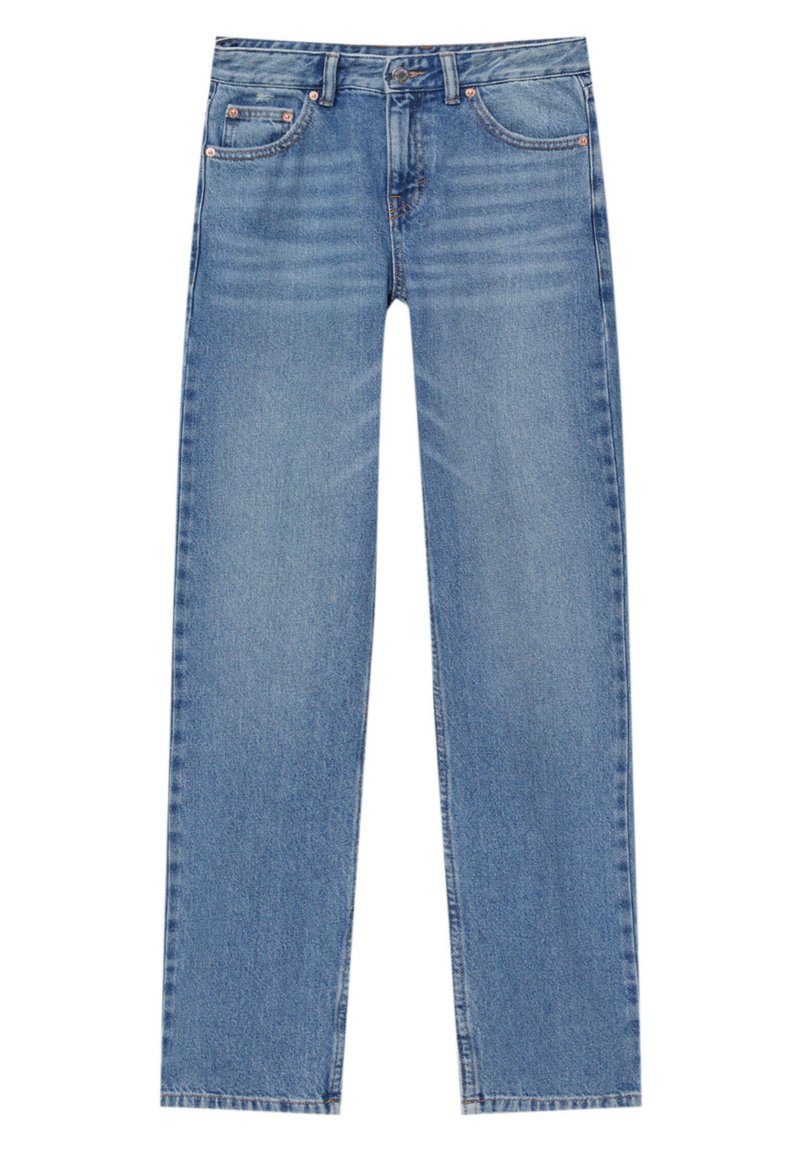 PULL&BEAR Straight leg jeans blauw denim/bluedenim PULL&BEAR Straight leg jeans blauw denim/bluedenim