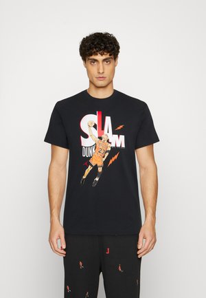 GAME CREW - T-shirt con stampa - black