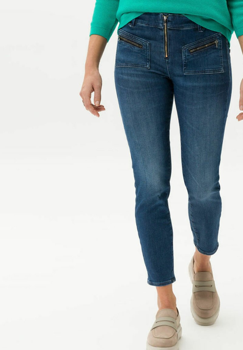 Freddy Jeans Push Up Wr.up Cropped Inserto Laterale In Denim J109b - Pantaloni Donna Blu | Nencini Sport