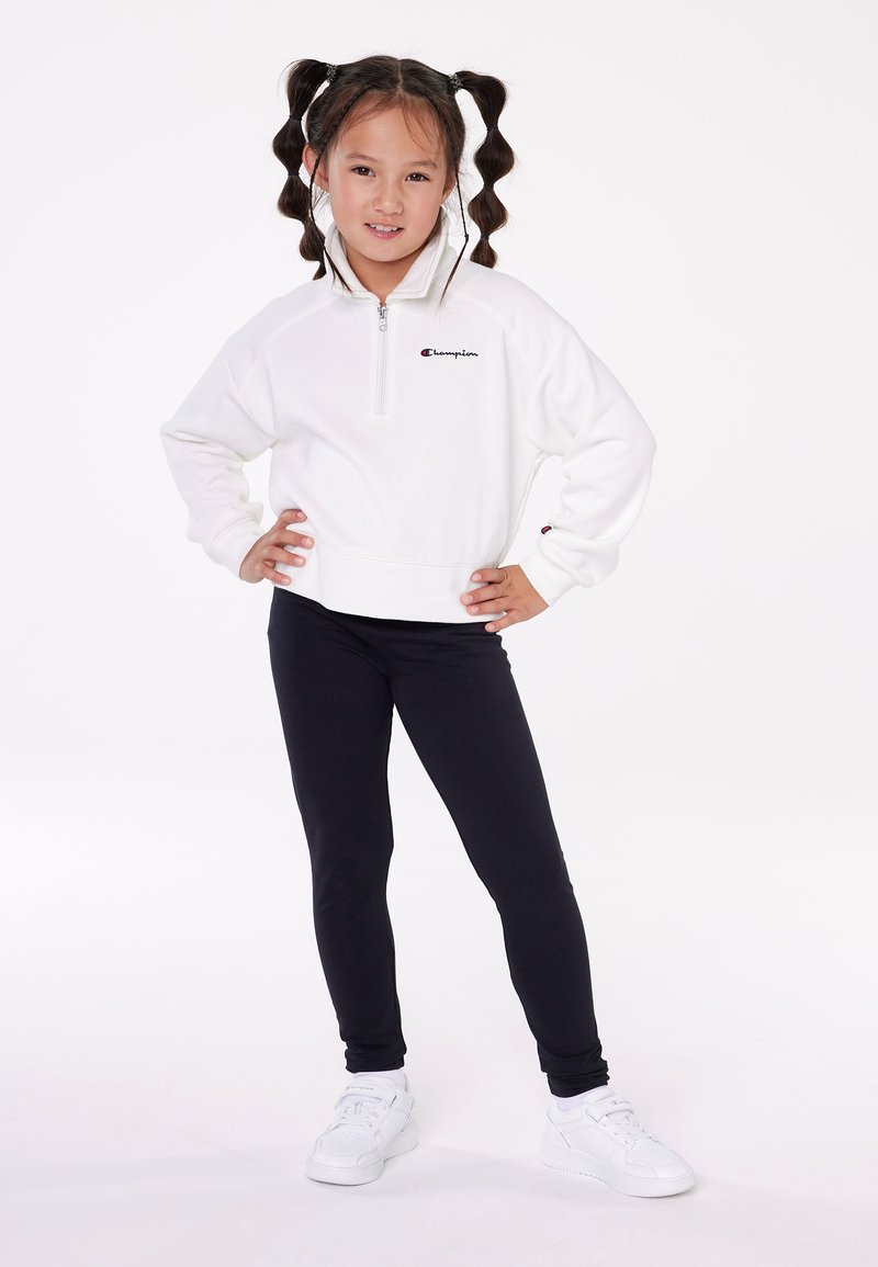 Champion ICONS HALF ZIP - Polo krekls - off-white