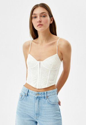 BLONDE - Corset - white