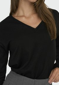 JDY TONSY - Pikkade varrukatega topp - black