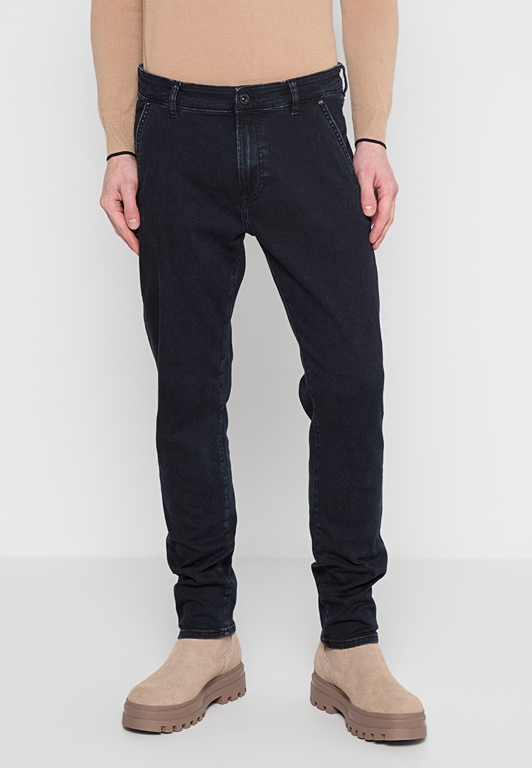 GAS Slim fit jeans donkerblauw