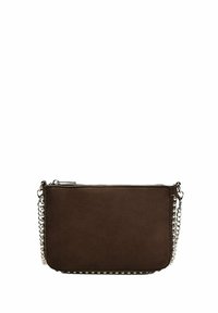 BEADED - Taška cez plece - brown