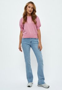 Minus MILIVA KNIT TEE - Navadna majica - cashmere rose
