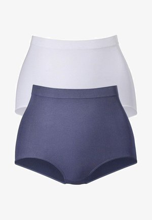 LASCANA, PETITE FLEUR 2 PACK TAILLENSHAPER - Shapewear - marine/weiß
