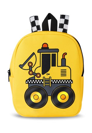 Denokids TASCHEN/RUCKSÄCKE/KOFFER BULLDOZER UNISEX - Mochila escolar - yellow cff s