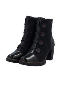 Rieker Bottines à plateau - schwarz