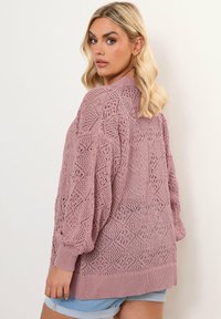 Yours Clothing BALLOON SLEEVE - Kofta - pink