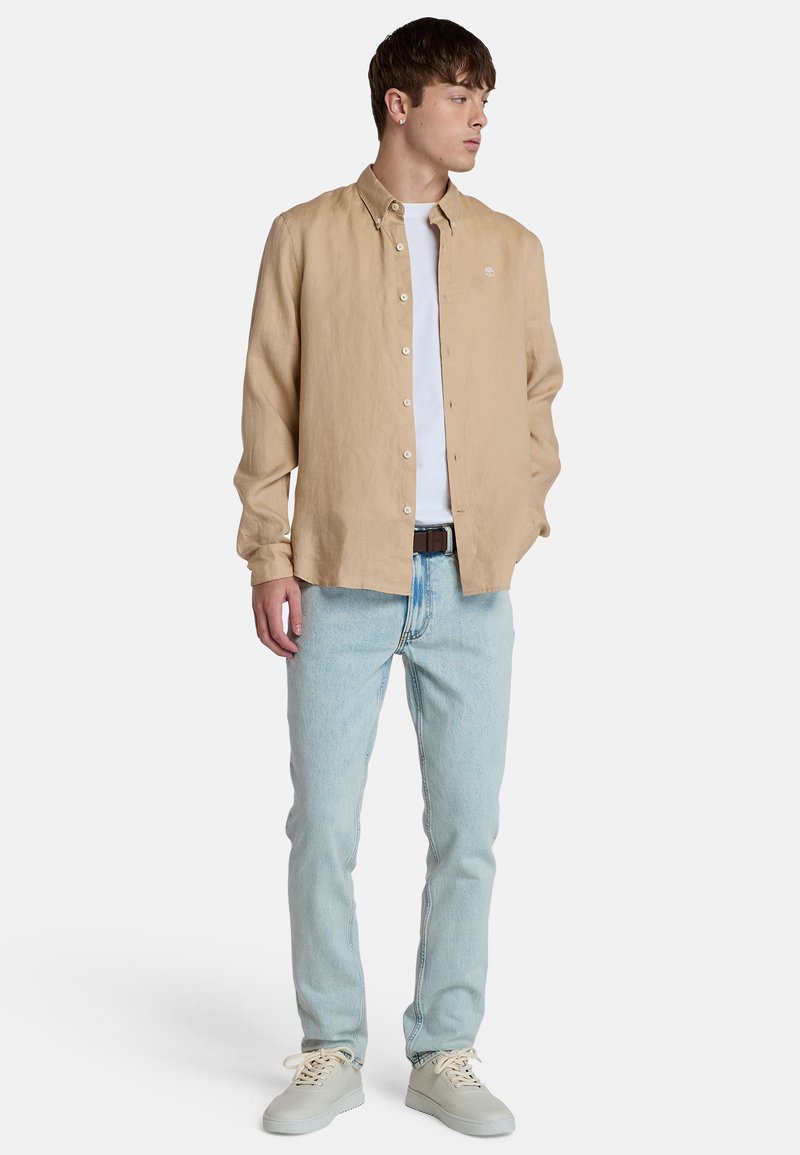 Timberland SANDOWN - Džíny Straight Fit - washed blue