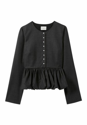 PEPLUM - Blusa - gris chine