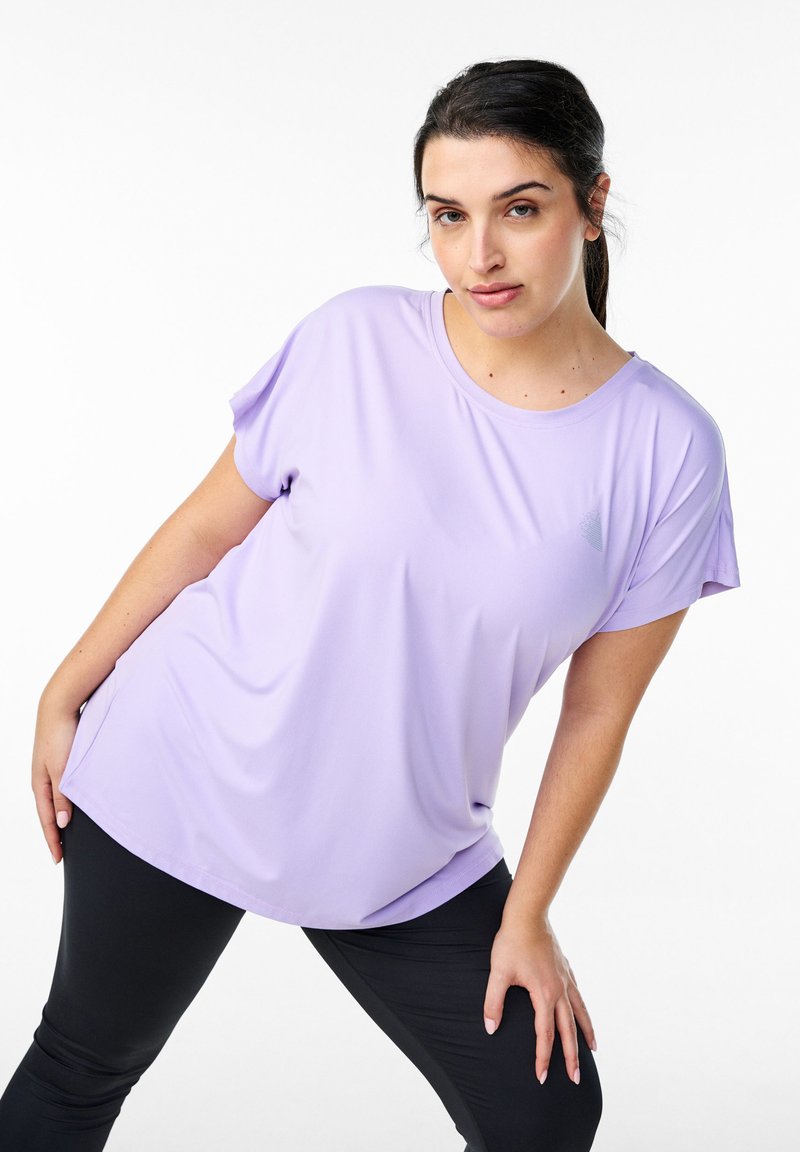 Active by Zizzi Základné tričko - lavender