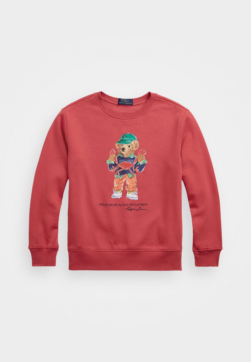 Polo Ralph Lauren POLO BEAR FLEECE SWEATSHIRT - Športni pulover - nantucket red