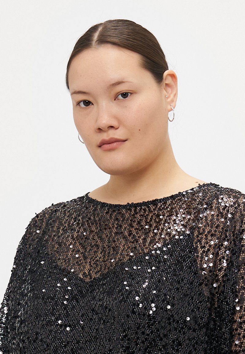 Robe / Tunique Sobre Et Chic MARINA RINALDI Noire - Taille 42/44 - Parfait État