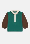COLOR BLOCK UNISEX - Sportska majica - dark green