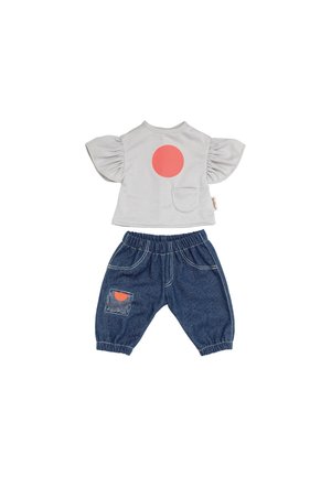 Skrållan, SPIELZEUG JEANS & T-SHIRT - Doll accessories - blau-grau