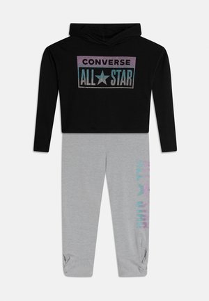 Converse, HOODED TOP & TWIST SET - Leggings - light gray heather