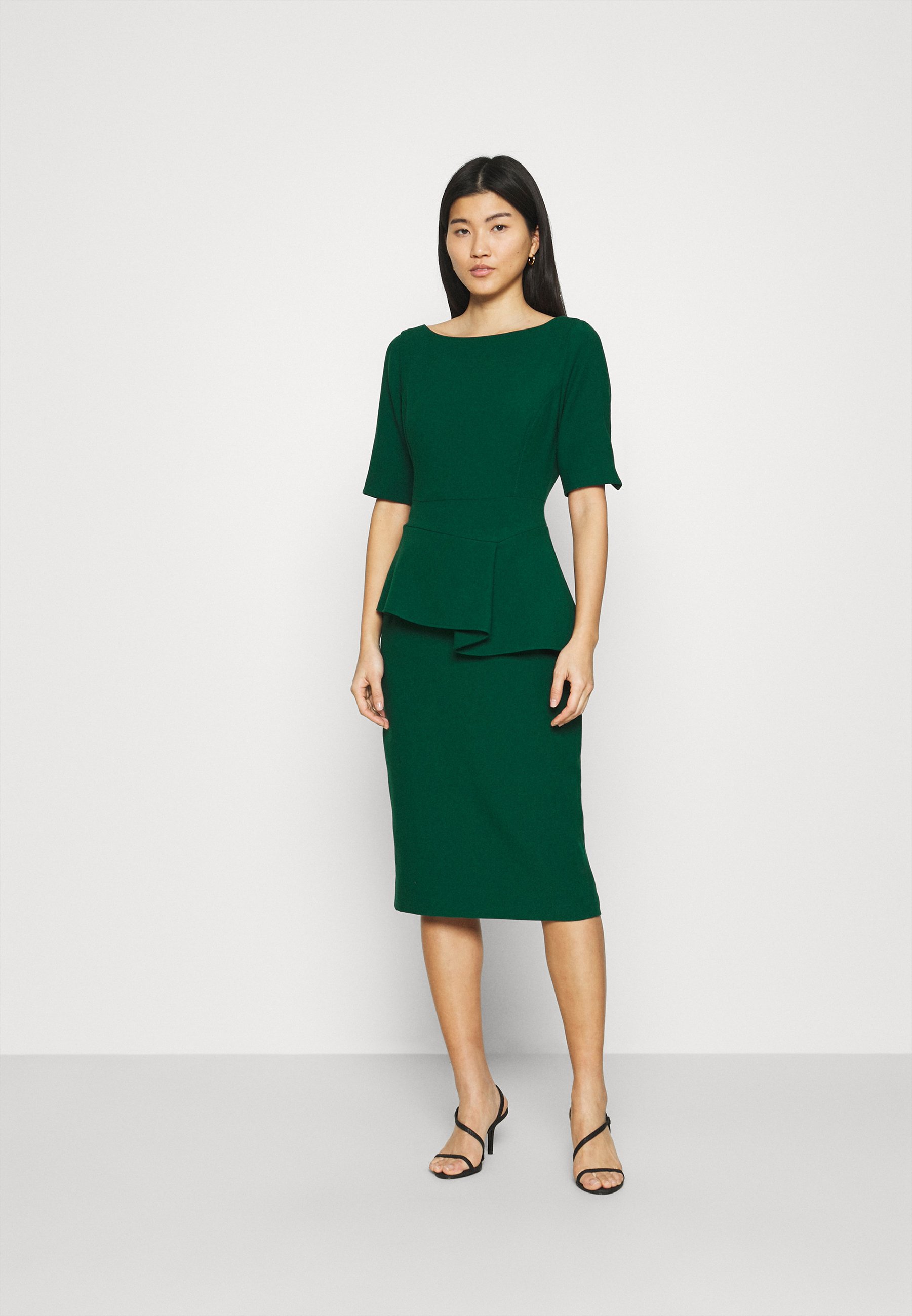green shift dress