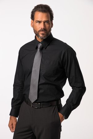 JP1880, CHEST POCKET COLLAR & COMFORT FIT EASY IRON  - Hemd - black
