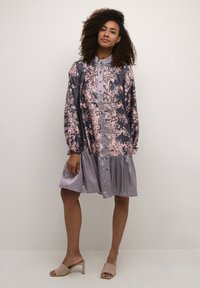 Culture CUARINA - Tričkové šaty - gray graphic