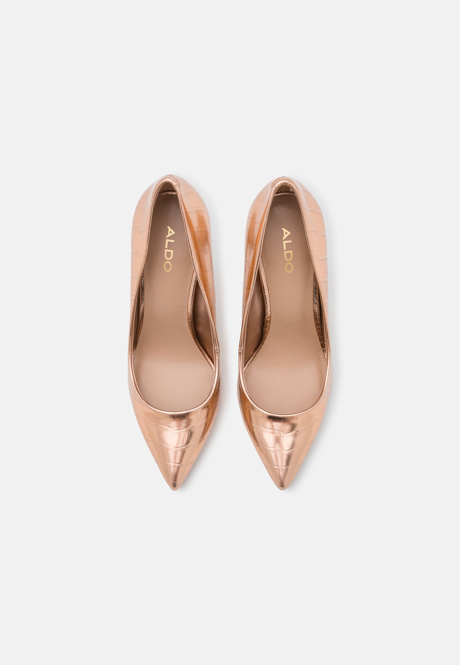 rose gold shoes aldo
