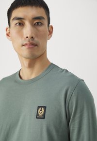 Belstaff LONG SLEEVE - Long sleeved top - mineral green
