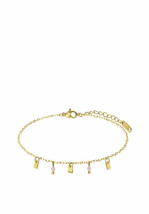 NATURAL STONE - Armband - gold-coloured/pink