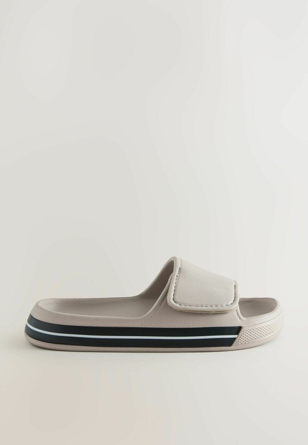 STRIPE – REGULAR FIT – Badesandale – neutral