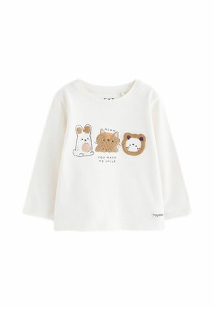 REGULAR FIT - Top s dlhým rukávom - ecru bunny characters
