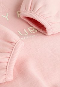 Next SET - Sweatshirt - pink grey slogan stripe
