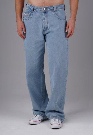 PICALDI ZICCO 474 - WIDE FIT STRAIGHT LEG - Relaxed fit jeans - light blue