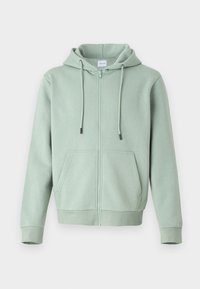 JJEBRADLEY ZIP HOOD - Felpa con zip - iceberg green
