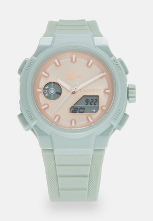 Lacoste Chronograph watch - green/roségold-coloured