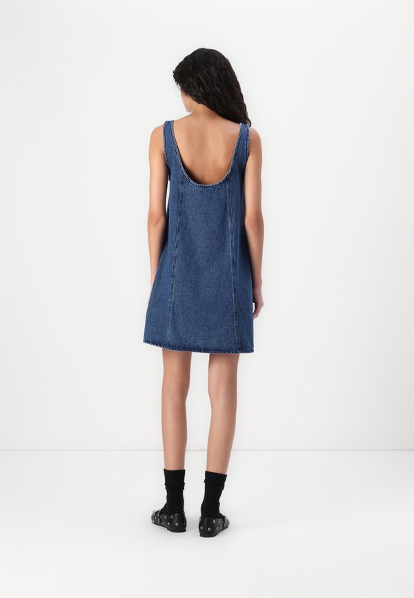 STELLA SHORT - Denim dress3