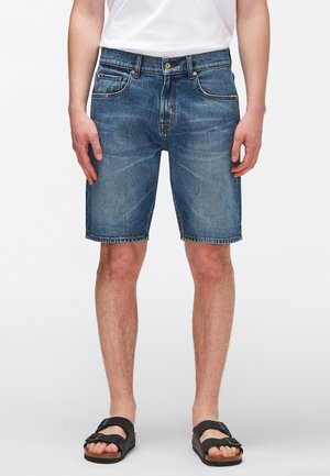 Jeansshort - mid blue