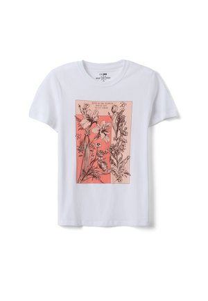OVS, T-shirt con stampa - optical white