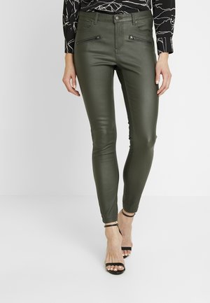 Pantalon classique - mottled dark green