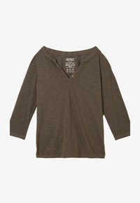 Unselected, chocolate brown