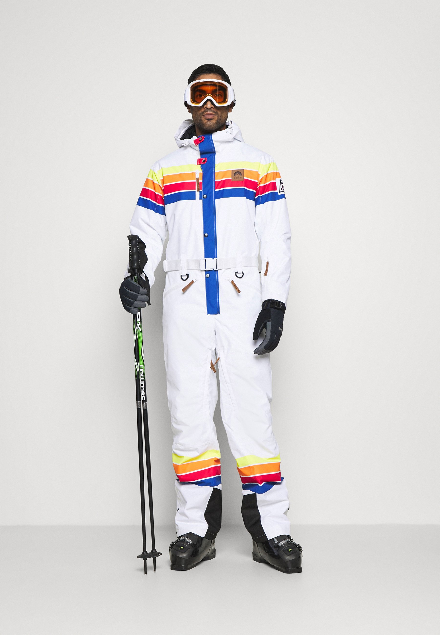 OOSC RICKY BOBBY UNISEX FIT - Pantaloni da neve - white/bianco - Zalando.it