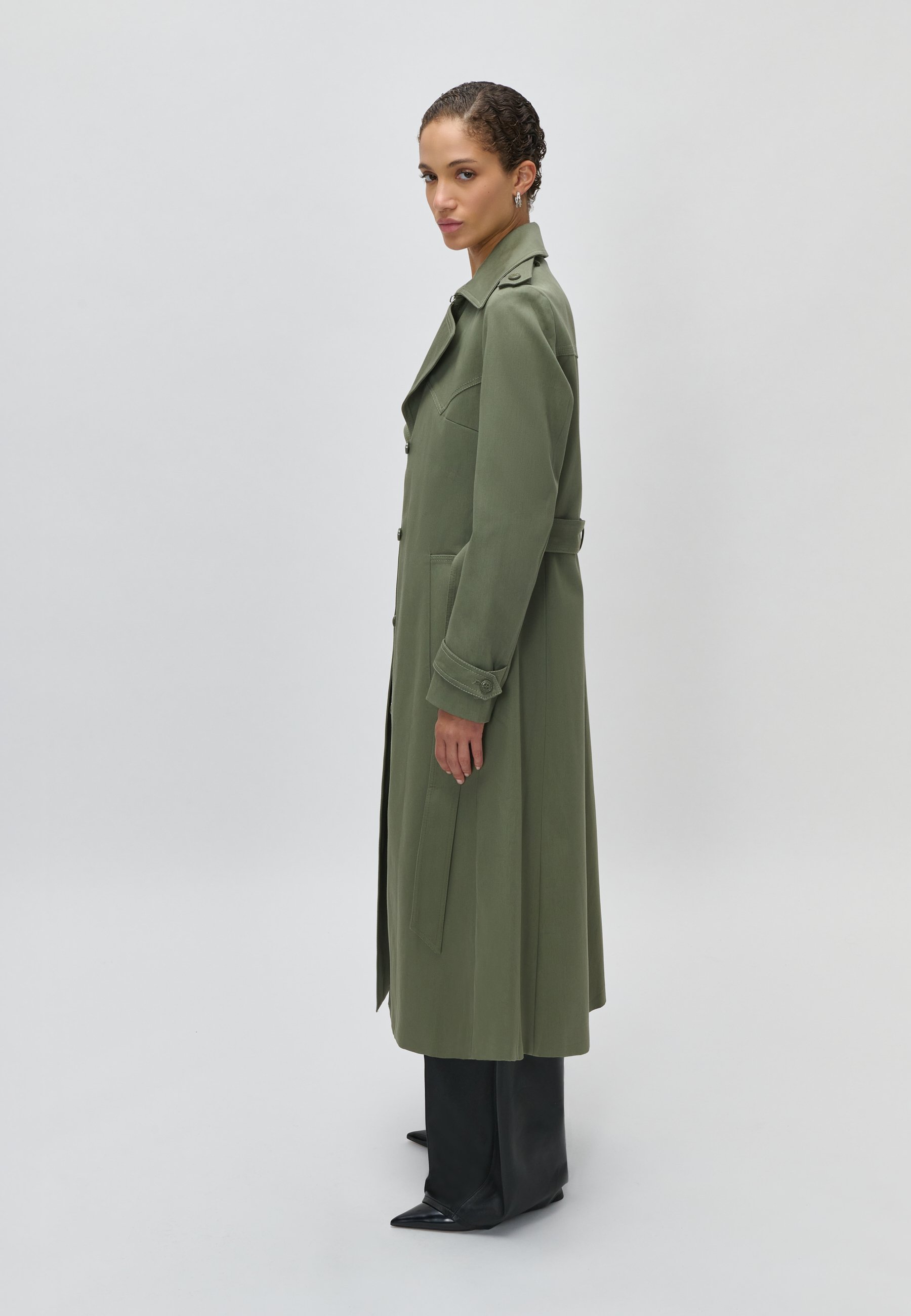IVY OAK IOCRESSIDA - Trenchcoat - eucalyptus/dark green - Zalando