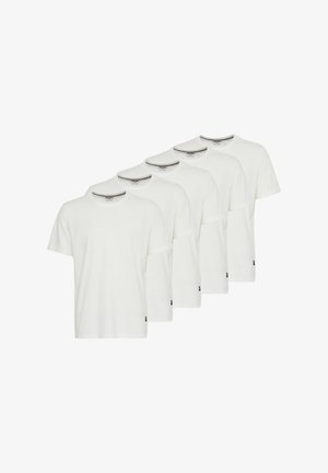 Blend BHTEE 5 PACK - T-Shirt basic - xwhite