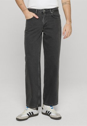 Jeans straight leg - grey washed