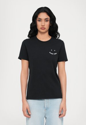 HAPPY - T-shirts basic - black