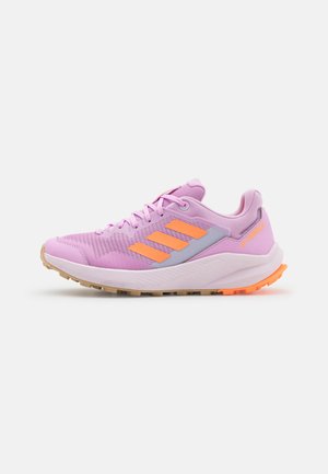 TERREX TRAILRIDER - Běžecké boty do terénu - bliss lilac/beam orange/almost blue