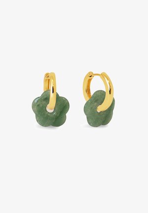 Singularu JADE FLOWER - Earrings - color oro