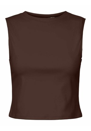 Pieces TRAININGSTOP - Top - chicory coffee